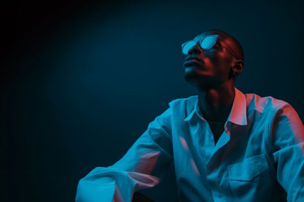 Adult Male Advertising Editorial Futuristic Portrait Free Image