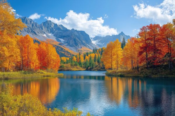 Beautiful Fall Nature Scenery Free Image