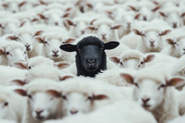 Black Sheep Free Image