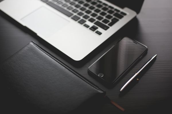 Black Styled Office Devices Free Photo