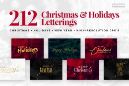 Click here to see Holidays & Christmas Letterings PREMIUM Collection!