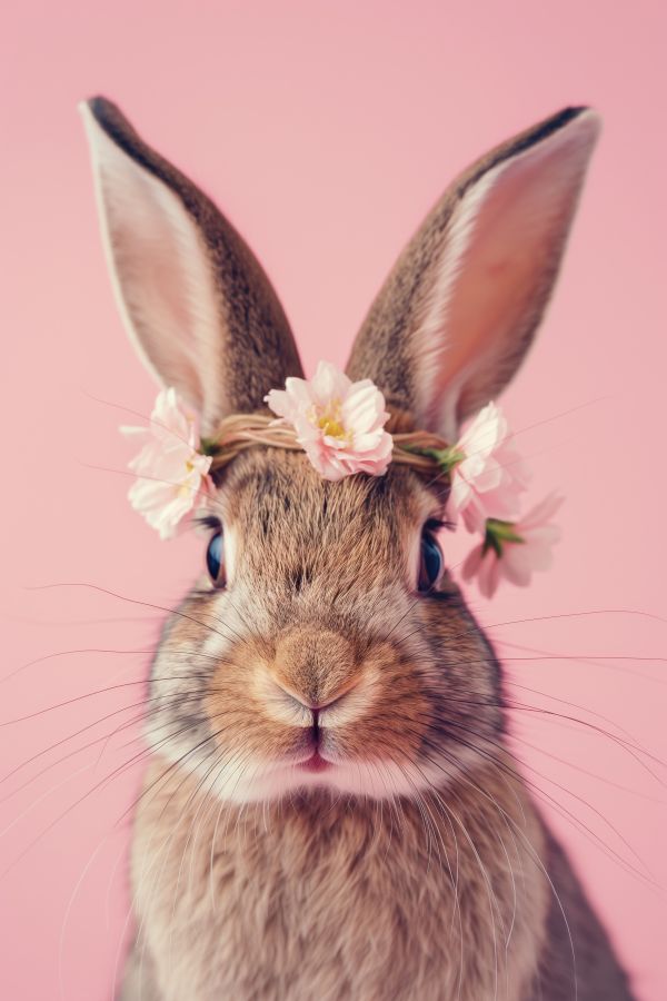 Cute and Beautiful Easter Bunny Free Image