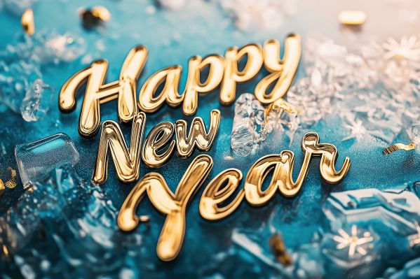 Elegant Happy New Year Free Image