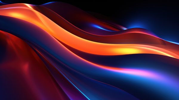 Modern Futuristic Abstract Liquid 3D Lines Background Free Image