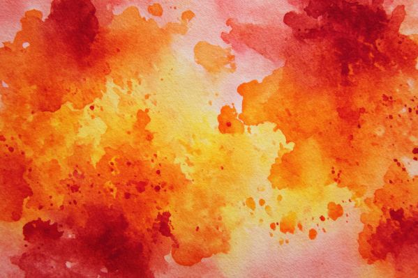 Orange Yellow Watercolor Free Abstract Background Free Image
