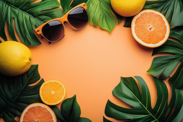 Summer Vacation Tropical Hero Background Free Image