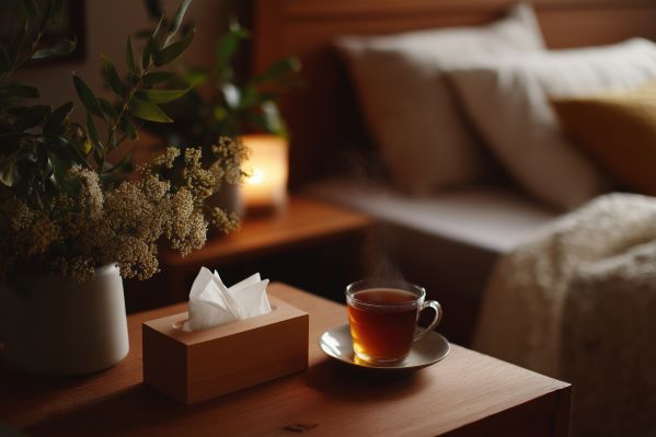 Tissues and Tea: Cold and Autumn Illness Free Image