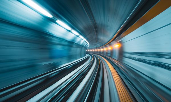 Underground Metro Ride Background Long Exposure Free Image