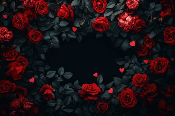 Valentine’s Day Love Hero Background Free Image